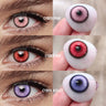 MYEYEBB Cyber Blue Prescription Cosplay Colored Contact Lenses | 6 Months | 1 Day