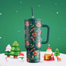 40oz Tumbler With Straw Christmas Limited Edition