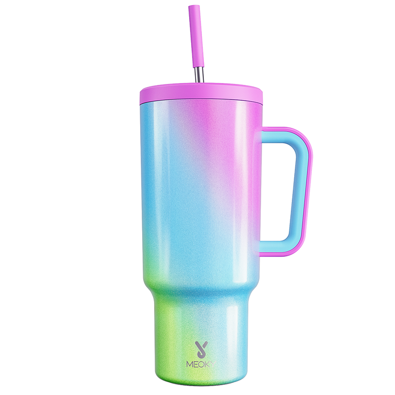 40oz Tumbler With Straw Gradient Collection