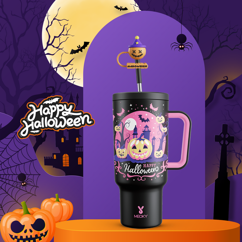 40oz Tumbler With Straw Halloween Special Edition