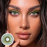 MYEYEBB Rebirth Cosmic Green Prescription Colored Contact Lenses