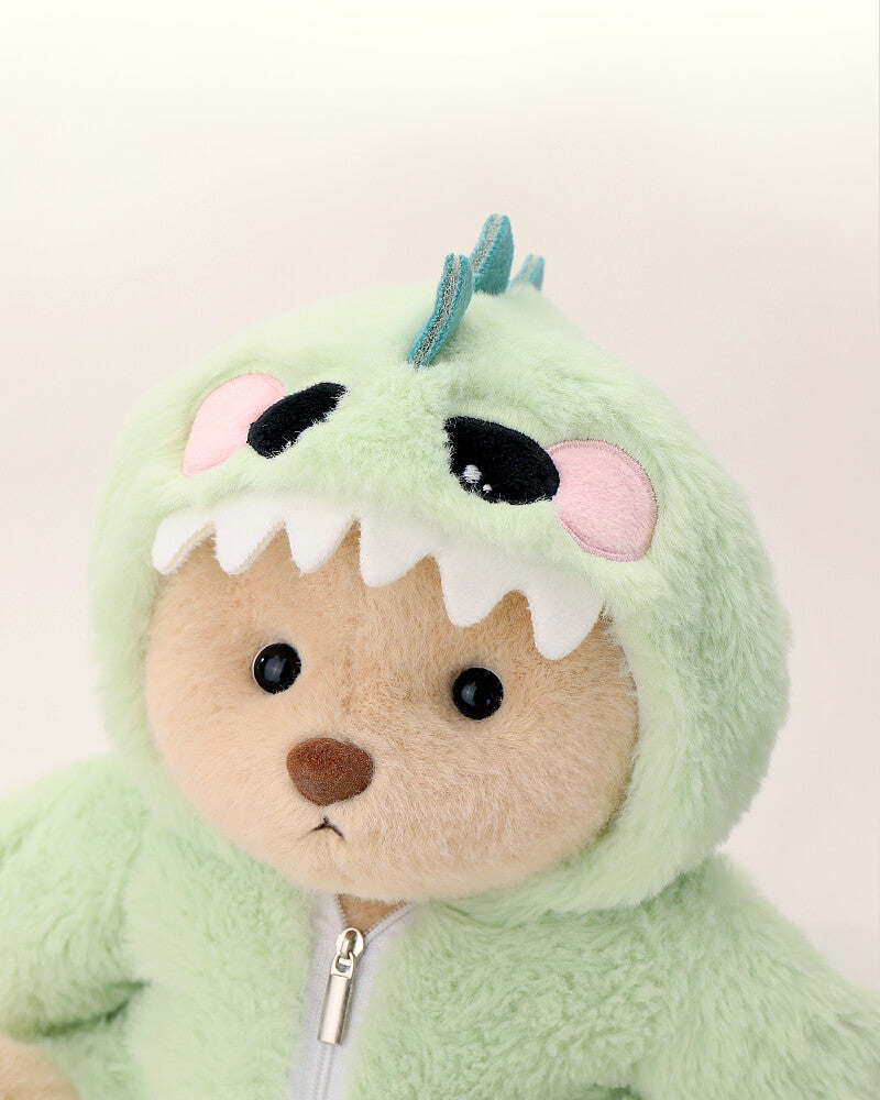 Getahug Furry Dino Bear | Handmade Jointed Teddy Bear Gift