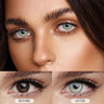 MYEYEBB Urban Blue Prescription Colored Contact Lenses