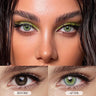 MYEYEBB Rebirth Cosmic Green Prescription Colored Contact Lenses